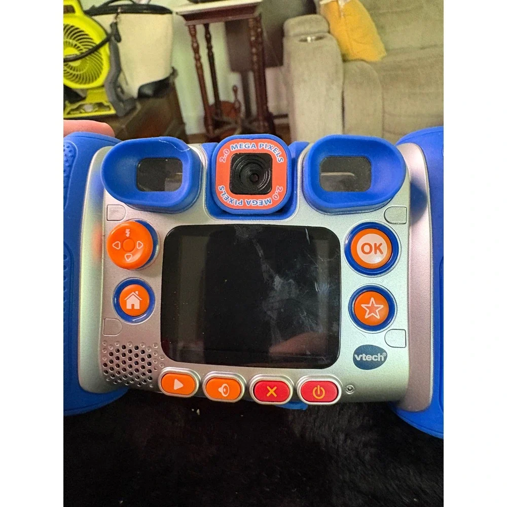 VTech Kidizoom Twist Blue Digital Camera 2.0MP 4X Zoom Kids Handheld Toy